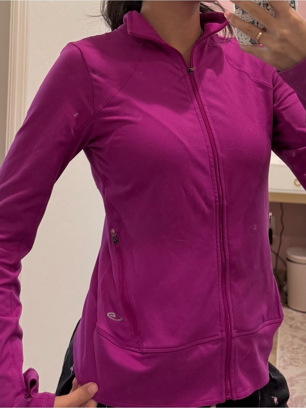 Champion Women's Magenta Full-Zip Utility Jacket